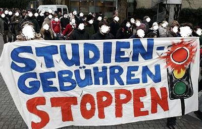Auf einer Demo in Hessen