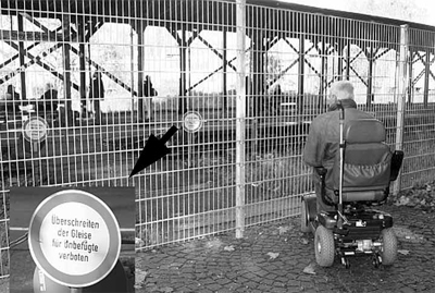 Der versperrte Übergang